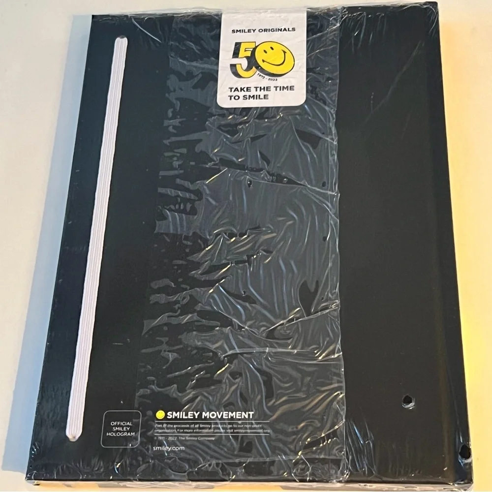 SMILEY lined notebook